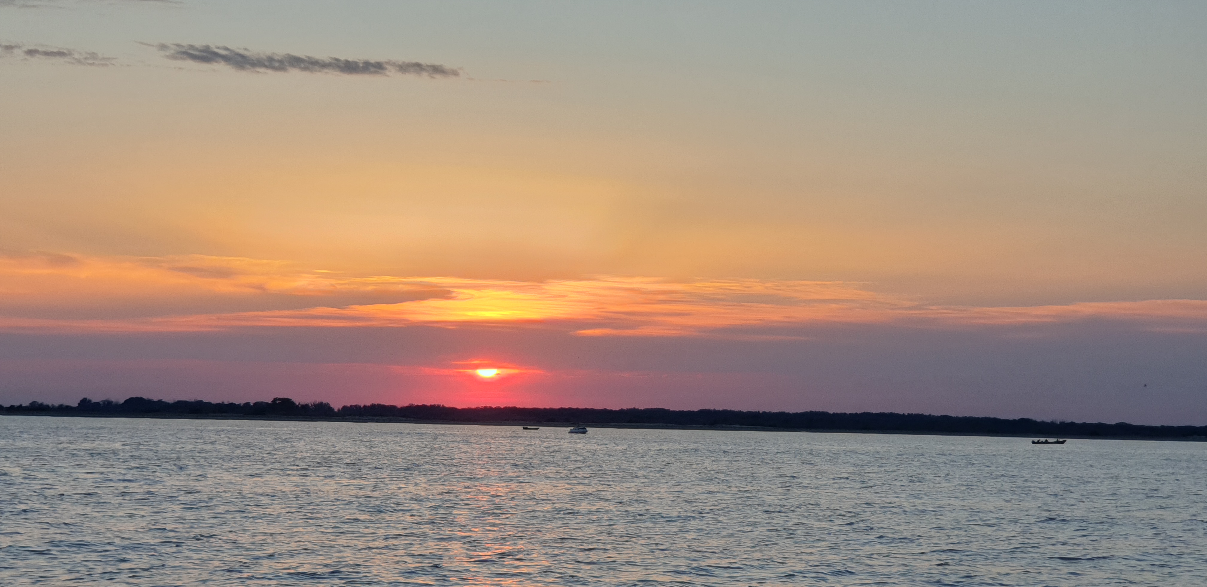 Apus vazut de pe mare la Sf. Gheorghe